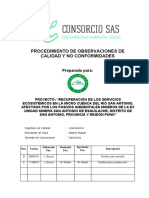 SGC-PG-003.- Proc. Observaciones y No Conformidades_Rev.0