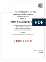 Latones rojos: propiedades y aplicaciones