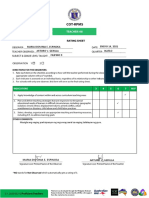 Gerilla 1 Cot Rpms Rating Sheet For T I III For Sy 2020 2021 in The Time of Covid 19