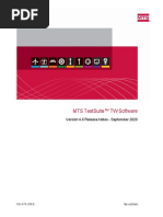 MTS TestSuite™ TW Software Version 4.6 Release Notes - September 2020