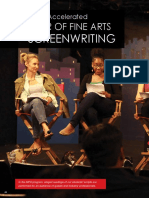 2-Year MFA Screenwriting Program