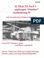 Panzerkampfwagen Panther Ausfuehrung D With Versuchs-Serie Panther, FGST - nr.V2 by Thomas L. Jentz, Hilary L. Doyle