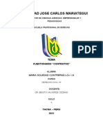 Cuestionario Los Contratos Derecho Civil Vii