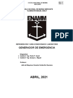 Generador de emergencia ENM Almirante Grau