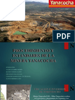 Procedimiento y Estandares de La Minera Yanacocha