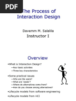 HCI Lesson 7 - Process of Interaction Design