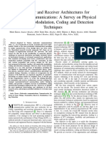 Transmitter and Receiver Architectures For Molecular Communications: A Survey On Physical Design With Modulation, Coding and Detection Techniques