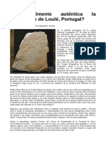 ¿Es Realmente Auténtica La Inscripción de Loulé Portugal Georgeos Díaz Montexano The Epigraphic Society