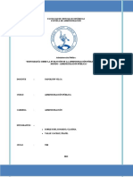 Monografia Sobre La Evolucion de La Administracion Publica en El Peru y El Mundo Administracion Publica