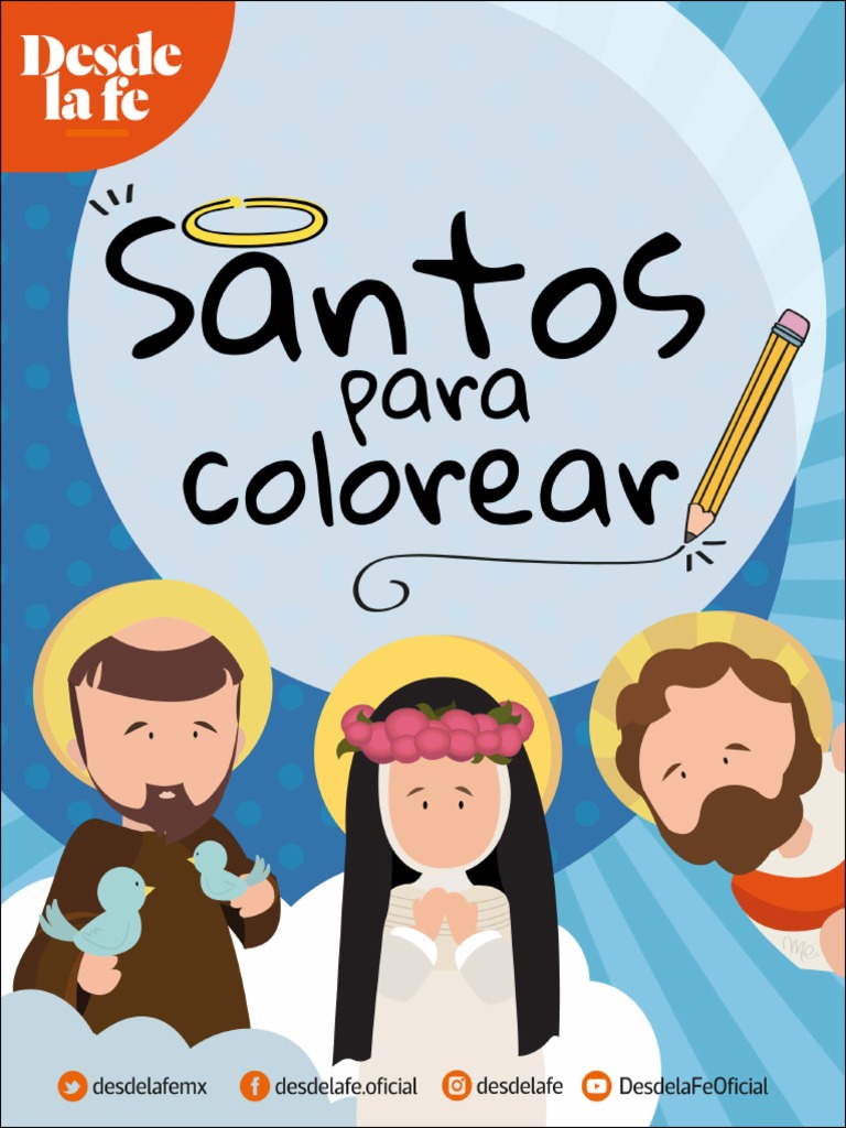 santos-para-colorear-pdf
