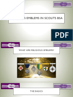 Religious Emblems in Scouts Bsa