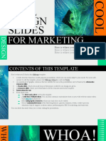 Cool Design Slides For Marketing by Slidesgo