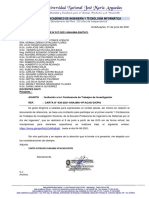 Memorandum Mut. #017 Invitacion A La I Conferencia de Trabajos de Investigacion