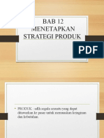 Bab 12 Strategi Produk