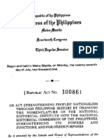 Congress RA10086 NHI PhilippineHistoryAct