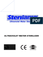 Sterilamp Uv System Operation Manual