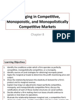 Maximizing Profits in Different Market Structures