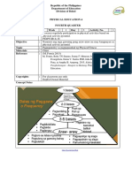 1: 3: 1 Physical Activity Pyramid. Pe4Pf-Iib-H-18 Physical Activity Pyramid