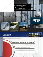 Pressure Design of Pipeline Component