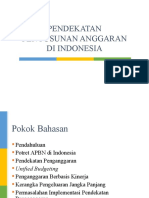 Pendekatan Penyusunan Anggaran Di Indonesia