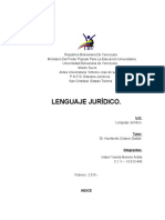 Lenguaje Jurídico en Venezuela