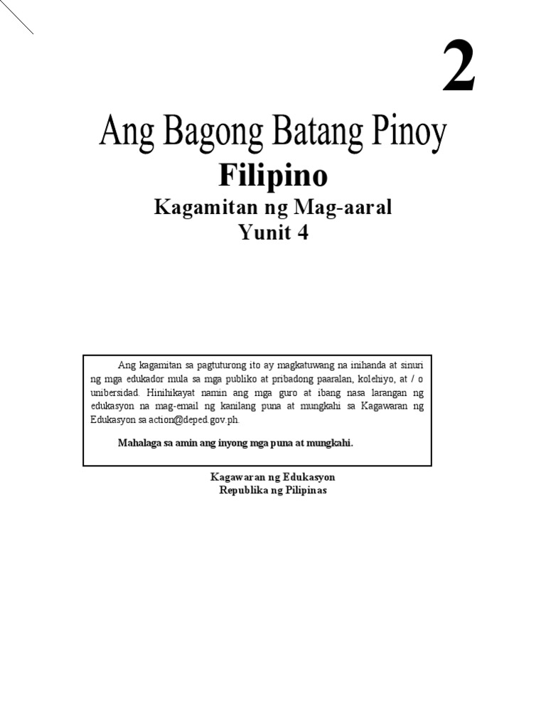 Fil 2 LM U4 | PDF