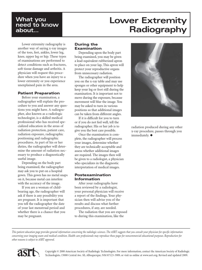 Lower Extremity | PDF | Radiology | Radiography