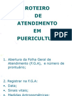 Roteiro de Atendimento de Puericultura - Aula 6