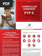 Giisec Pyp Grade 5 21-22 Curriculum Overview