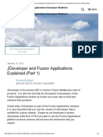 JDeveloper and Fusion Applications Explained (Part 1) - Oracle Fusion Applications Developer Relations Blog