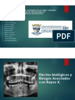 Efectos Biologicos y Riesgos Asociados Con Rayos X - Grupo 3 Presentacion
