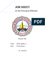 UNTUK JOB SHEET PENGOLAHAN DAN PENYAJIAN MAKANAN