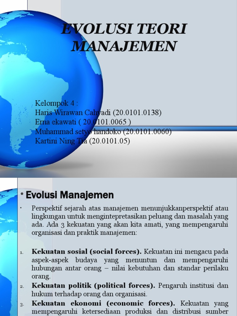 Evolusi Manajemen 1 Pdf