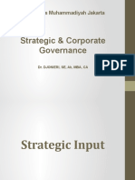 Strategic & Corporate Governance: Universitas Muhammadiyah Jakarta