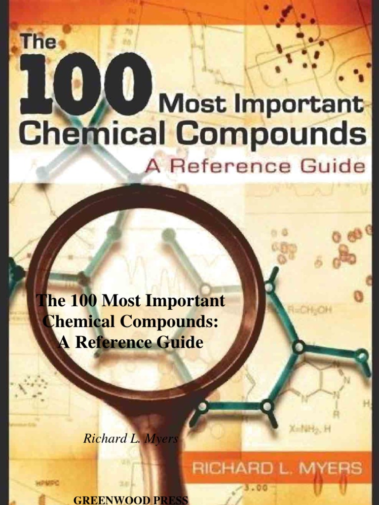 100 Most Important Chemical Compounds A Reference Guide Acetic Acid