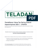 Daftar Ulang Tanoto Foundation