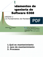 02proceso - ISW U2 2.6 Fundamentos de Mantenimiento de SW