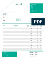 Limited Company Vat Template