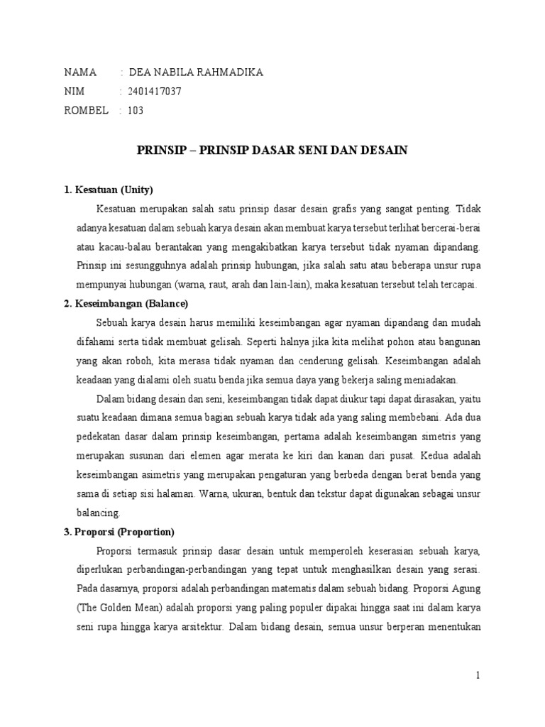 Principles of Art and Design PDF