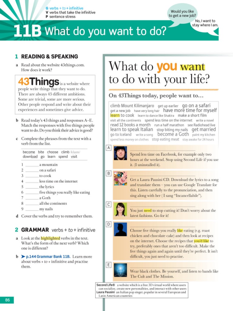 English File 3e - Elementary SB-87-88 | PDF