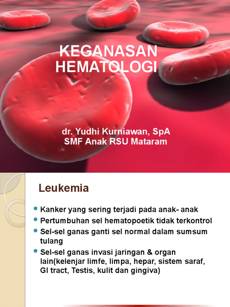 Keganasan Hematologi Pada Anak New Pdf