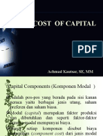 The Cost of Capital1