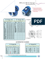 Flange Dimensions for Electric Motors
