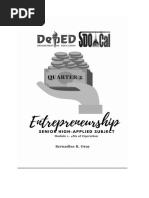 Entrepreneurship 12 Q2 Week 1