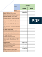 Time & Action Plan