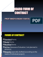 Standard Form of Contract 1