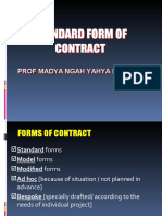 Standard Form Contract Guide