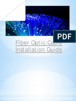 Fiber Optic:Cable Installation Guide