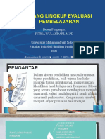 Ruang Lingkup Evaluasi