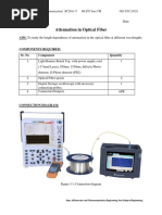 Expt 3 - Attenuation in Optical Fiber- Week 4-5 Optical Fiber Communication